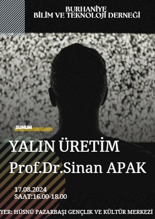 Yalın Üretim Prof.Dr Sinan Apak